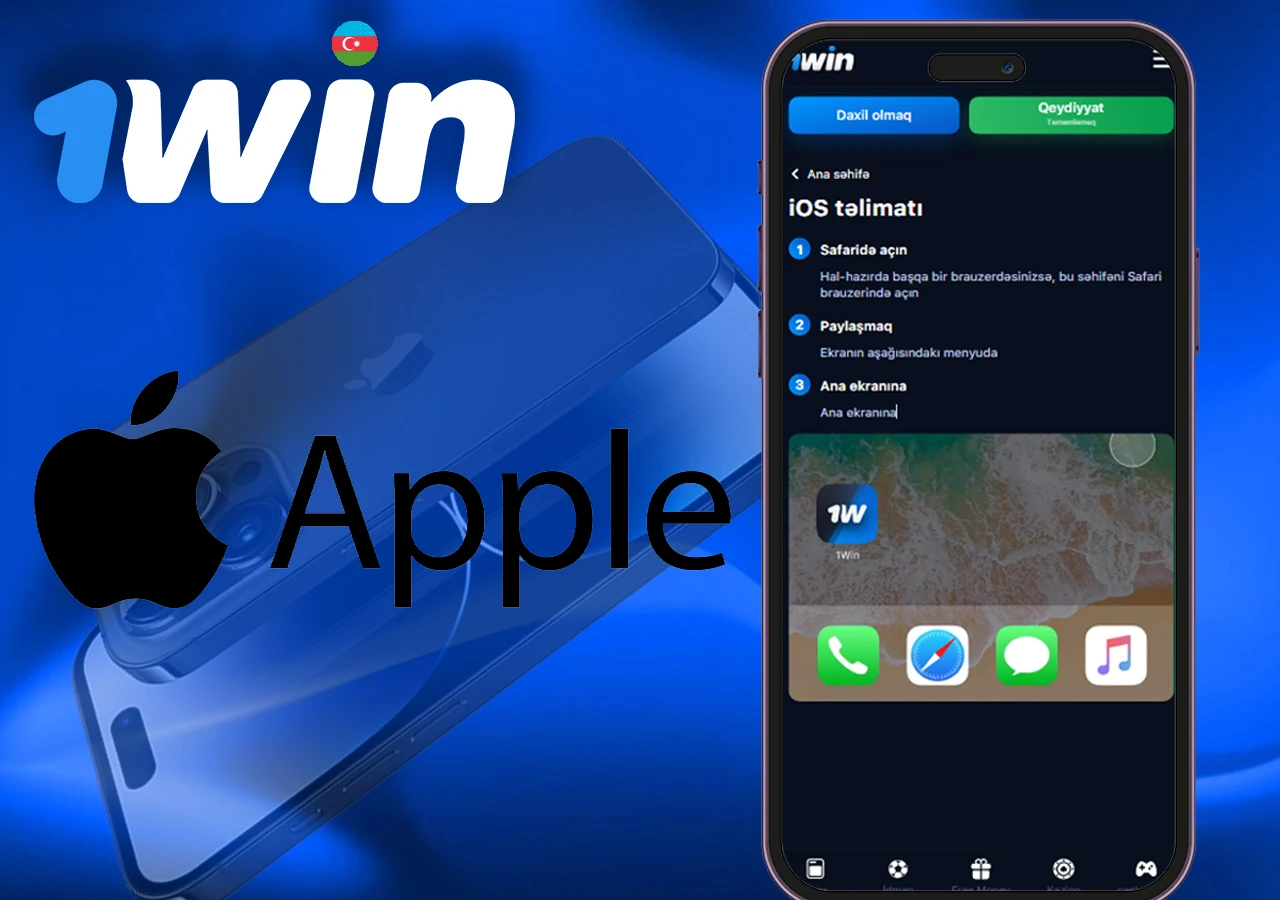İOS üçün 1Win tətbiqini yükləyin və quraşdırın